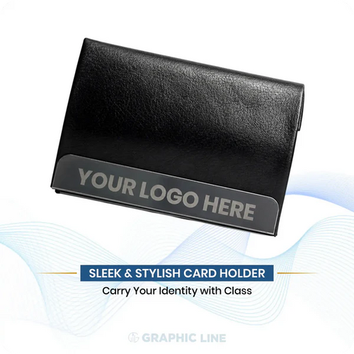Premium Metal Visiting Card Holder | Graphicline.in