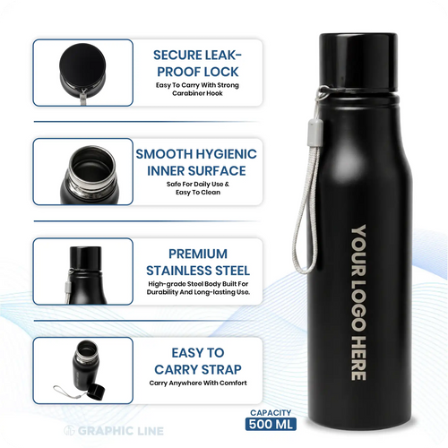Premium Custom Logo Water Bottles Collection