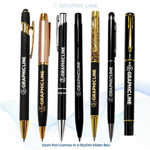 Engraved Metal Pens for Professional Branding | Graphicline.in