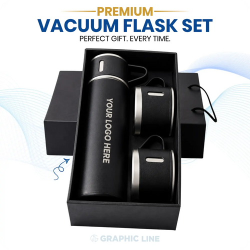Luxury Vacuum Flask Gift Set | Graphicline.in