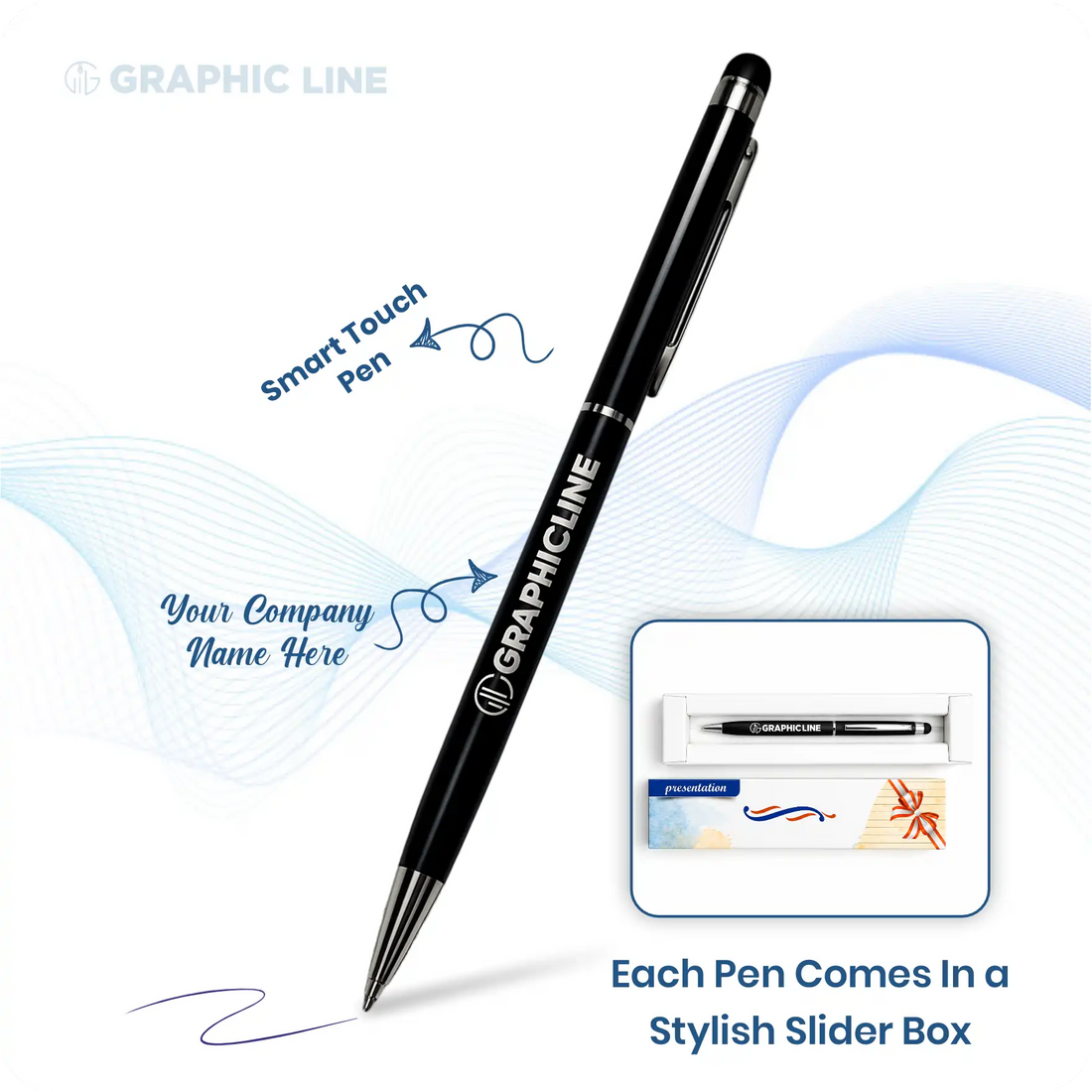Engraved Metal Pens for Professional Branding | Graphicline.in