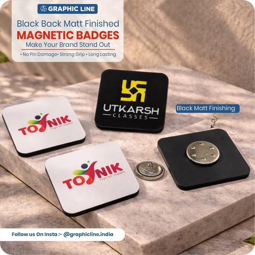 Custom Magnetic Name Badge for Professionals